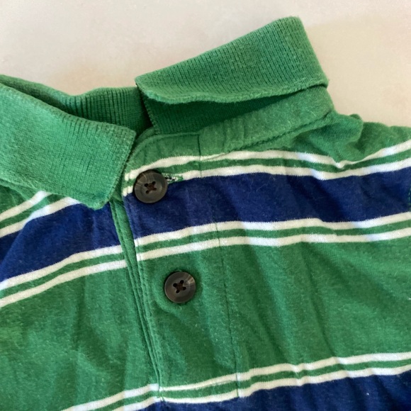 Green Striped Rugby Shirt | 9-12 Months - Picture 4 of 6